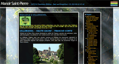 Desktop Screenshot of manoirsaintpierre.fr
