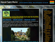Tablet Screenshot of manoirsaintpierre.fr